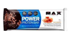 Power Protein Bar 90G 08unid Sabor Milk Caramel Max Titanium