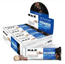 Power Protein Bar Caixa com 8 Unidades (720g) - Sabor: Bombom de Avelã c/ Coco