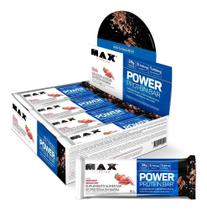 Power Protein Bar Cx 8 unidades 90g Max Titanium