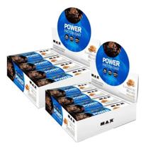 Power Protein Bar Max - Kit 2x CX 8und =16und - (Unidade-90g) Max Titanium Power Protein Bar Max - Kit 2x CX 8und =16und - (Unidade-90g) Max Titanium