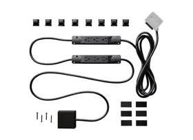 Power Strip Charg 3 em 1 SurgeSwap, cabo de 3 m, 6 tomadas, 2 USB