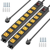 Power Strip CRST 8 Outlet Metal Heavy Duty com proteção contra sobretensão