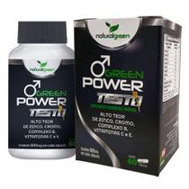 Power Testo 600mg Com 60 Cápsulas - Suplemento Para Homens - Natural Green