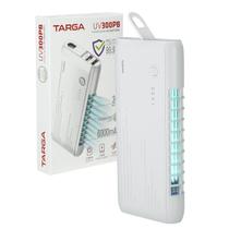 Powerbank 6000mAh Portátil 2 Portas USB Carregador Com Sanitizador UV Germicida TARGA Powerbank 6000mAh Portátil 2 Portas USB Carregador Com Sanitizador UV Germicida TARGA
