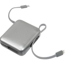 Powerbank Riser Mini Laut 10.000mAh USB-C e Lightning Cinza - L_PCRM_BK