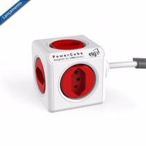 PowerCube Extended PWC-X5 ELG Vermelho 5 Tomadas com Cabo 1,5m