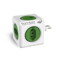 Powercube Pwc-r5 Elg Verde 5 Tomadas