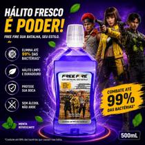 Powerdent Enxaguante Bucal Free Fire Infantil 500ml Menta +6 Anos Proteção Cáries Powerdent Enxaguante Bucal Free Fire Infantil 500ml Menta +6 Anos Proteção Cáries