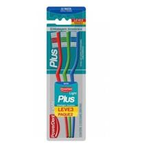 Powerdent Escova Dental Light Plus C/3