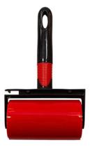 Powermaid Rolo Adesivo Lavável Preto e Vermelho