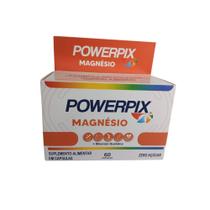 PowerPix Magnésio Suplemento Alimentar Com 60 Capsulas