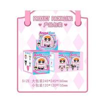 Powerpuff Girls Cape Cross-Dressing Doll Blind Box Pelúcia Vinil Mochila Pingente Chaveiros