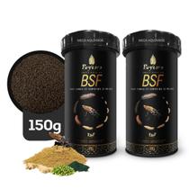 Poytara Bsf Kit 2X 75G Ração Peixe Proteína Larva De Mosca