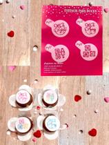 PP17 Kit com 4 mini estêncils maternidade para confeitaria e artesanato. PP17 Kit com 4 mini estêncils maternidade para confeitaria e artesanato.