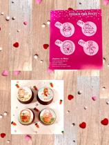 PP3 Kit com 4 mini estêncils páscoa para confeitaria e artesanato.
