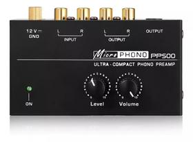 Pp500 Phono Preamp Entrada Estéreo De Baixo Ruído Saída - Kebidu