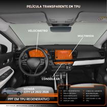 PPF Console Ar Velocímetro Multimídia City Hatch LX 22 26 PPF Console Ar Velocímetro Multimídia City Hatch LX 22 26