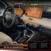 PPF Console Ar Velocímetro Multimídia Honda HRV EX 23 25
