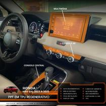 PPF Console Central Ar Multimídia Honda HRV EXL 23 25 PPF Console Central Ar Multimídia Honda HRV EXL 23 25