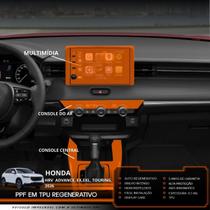 PPF Console Central Console Ar Multimídia Honda HRV 26 PPF Console Central Console Ar Multimídia Honda HRV 26