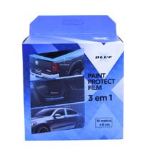 Ppf rolo proteção 3 em 1 soleira coluna carroceria 8cmx15m - bluex