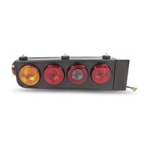 PR20446410 Lanterna Traseira Universal Sem Lâmpada Tricolor Fume Le Com Aba PR20446410 Lanterna Traseira Universal Sem Lâmpada Tricolor Fume Le Com Aba