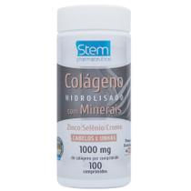 Pra 095 Colágeno 1000Mg+Minerais Zn+Se +Cr 100 Capsulas Stem