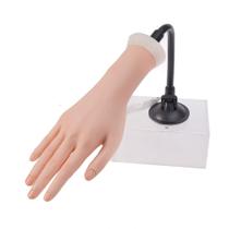 Practice Hand para unhas de acrílico com suporte, modelo ZhuoYi