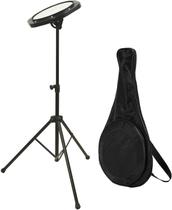 Practice Pad OnStage DFP5500 com suporte e bolsa para bateristas