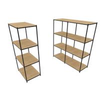 Praleira De Aço Reforçada Mini Porta Pallet 200x60x90 Estante Estoque Bandeja Crua 1 Módulo + 2 Módulos Conjugados Praleira De Aço Reforçada Mini Porta Pallet 200x60x90 Estante Estoque Bandeja Crua 1 Módulo + 2 Módulos Conjugados