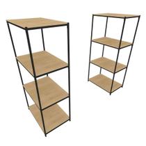 Praleira De Aço Reforçada Mini Porta Pallet 200x60x90 Estante Estoque Bandeja Crua 2 Módulos Praleira De Aço Reforçada Mini Porta Pallet 200x60x90 Estante Estoque Bandeja Crua 2 Módulos