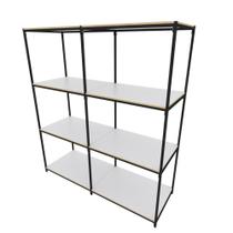Praleira de aço reforçada mini porta pallet 200x60x90 estante estoque bandeja crua