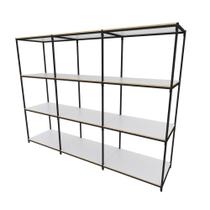 Praleira de aço reforçada mini porta pallet 200x60x90 estante estoque bandeja crua