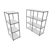 Praleira de aço reforçada mini porta pallet 200x60x90 estante estoque bandeja crua