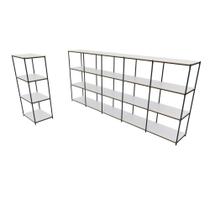 Praleira de aço reforçada mini porta pallet 200x60x90 estante estoque bandeja crua