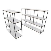 Praleira de aço reforçada mini porta pallet 200x60x90 estante estoque bandeja crua