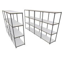 Praleira de aço reforçada mini porta pallet 200x60x90 estante estoque bandeja crua