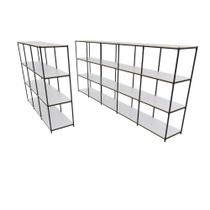 Praleira de aço reforçada mini porta pallet 200x60x90 estante estoque bandeja crua