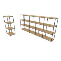 Praleira de aço reforçada mini porta pallet 200x60x90 estante estoque bandeja crua