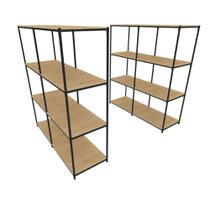 Praleira de aço reforçada mini porta pallet 200x60x90 estante estoque bandeja crua