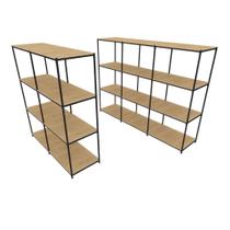 Praleira de aço reforçada mini porta pallet 200x60x90 estante estoque bandeja crua