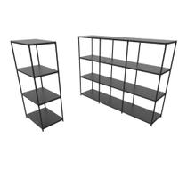 Praleira de aço reforçada mini porta pallet 200x60x90 estante estoque bandeja crua