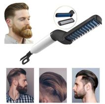 Prancha Alisador Masculino 2 em 1 Modelador Cabelo e Barba Bivolt Prancha Alisador Masculino 2 em 1 Modelador Cabelo e Barba Bivolt