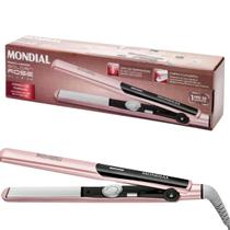 Prancha Alisadora Chapinha de Cabelo Mondial Golden Rose P20 Bivolt com Tecnologia Tourmaline Íon e Chapas Flutuantes Prancha Alisadora Chapinha de Cabelo Mondial Golden Rose P20 Bivolt com Tecnologia Tourmaline Íon e Chapas Flutuantes