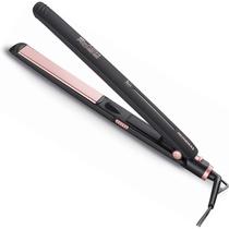 Prancha Alisadora Mondial P-27 Preto/Rose 220V Chapa Cerâmica Tourmaline Íon 220C
