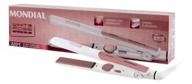 Prancha Alisadora Mondial White Rose Cabelos Lisos Placas Cerâmica Tourmaline Bivolt Prancha Alisadora Mondial White Rose Cabelos Lisos Placas Cerâmica Tourmaline Bivolt