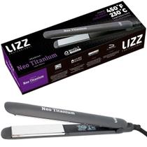 Prancha Alisadora Neo Titanium Cinza 230ºC Lizz Professional
