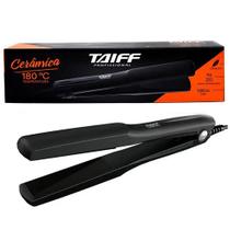 Prancha Chapa Cabelo Taiff Clássica Cerâmica Preta 110v/220v