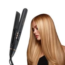 Prancha Chapinha de Cabelo Queratina Bivolt Profissional Alisa e Hidrata AntiFrizz Aquecimento Ultrarrápido Tela LCD Prancha Chapinha de Cabelo Queratina Bivolt Profissional Alisa e Hidrata AntiFrizz Aquecimento Ultrarrápido Tela LCD