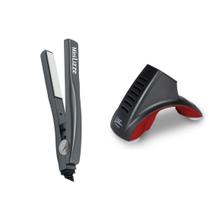 Prancha Chapinha Profissional Mini Lizze 200º Bivolt + Suporte